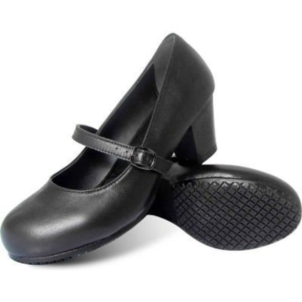 Lfc, Llc Genuine Grip® Women's Dress Mary Jane Shoes, Size 6.5M, Black 8200-6.5M